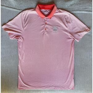 Nike Golf Polo 2017 U.S. Open Erin Hills | Orange Stripe | Men’s M Dri-Fit